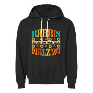 Kamala Harris Walz 2024 For President Election Campaign Boho Garment-Dyed Fleece Hoodie