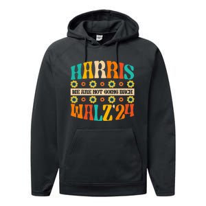 Kamala Harris Walz 2024 For President Election Campaign Boho Performance Fleece Hoodie