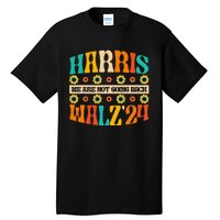 Kamala Harris Walz 2024 For President Election Campaign Boho Tall T-Shirt