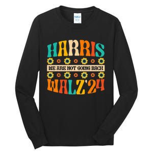 Kamala Harris Walz 2024 For President Election Campaign Boho Tall Long Sleeve T-Shirt