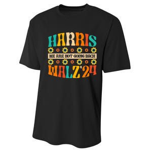 Kamala Harris Walz 2024 For President Election Campaign Boho Performance Sprint T-Shirt