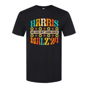 Kamala Harris Walz 2024 For President Election Campaign Boho Softstyle CVC T-Shirt