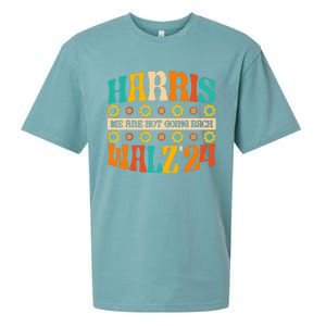 Kamala Harris Walz 2024 For President Election Campaign Boho Sueded Cloud Jersey T-Shirt