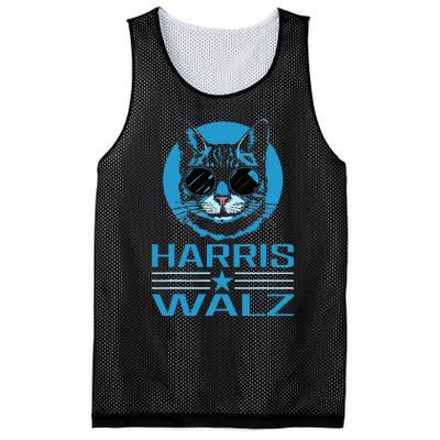 Kamala Harris Walz 2024 Democratic Vp President Mesh Reversible Basketball Jersey Tank