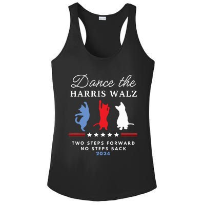 Kamala Harris Walz 2024 Waltz Dance 2 Steps Forward Not Back Ladies PosiCharge Competitor Racerback Tank