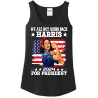 Kamala Harris Were Not Going Back Vote For 2024 President Gift Ladies Essential Tank