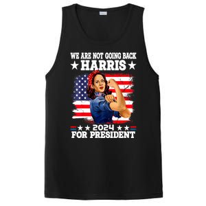 Kamala Harris Were Not Going Back Vote For 2024 President Gift PosiCharge Competitor Tank