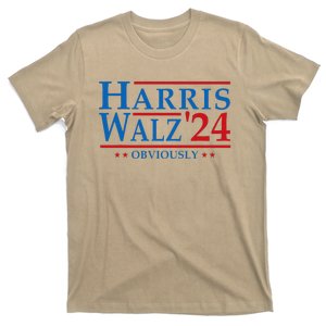 Kamala Harris Walz Obviously 2024 Election Vote Tim Waltz T-Shirt