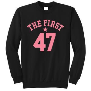 Kamala Harris Wins 47 Victory First Woman Female Sweatshirt