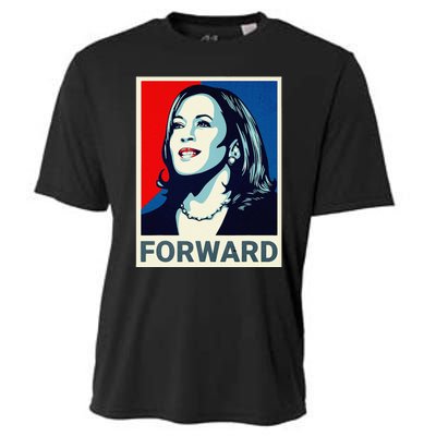 Kamala Harris Walz Waltz 2024 Moving Forward Not Going Back Cooling Performance Crew T-Shirt