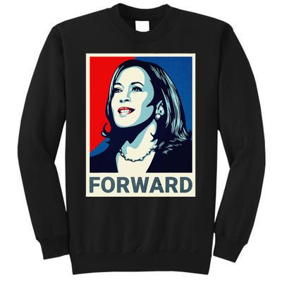 Kamala Harris Walz Waltz 2024 Moving Forward Not Going Back Sweatshirt