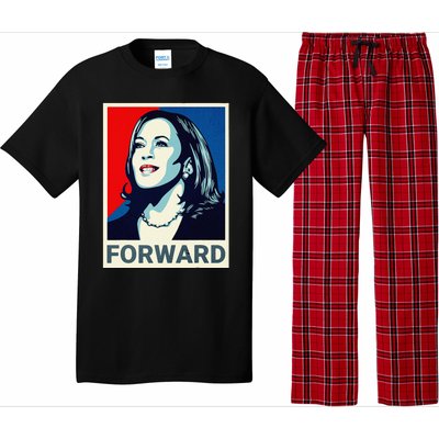 Kamala Harris Walz Waltz 2024 Moving Forward Not Going Back Pajama Set