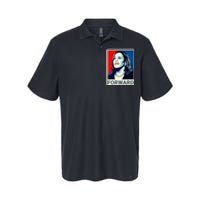 Kamala Harris Walz Waltz 2024 Moving Forward Not Going Back Softstyle Adult Sport Polo