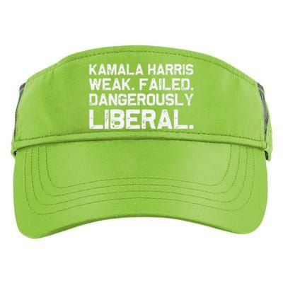 Kamala Harris Weak Failed Dangerously Liberal Adult Drive Performance Visor