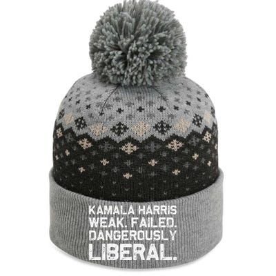 Kamala Harris Weak Failed Dangerously Liberal The Baniff Cuffed Pom Beanie