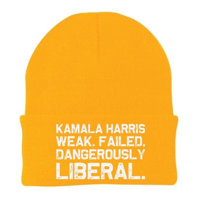 Kamala Harris Weak Failed Dangerously Liberal Knit Cap Winter Beanie