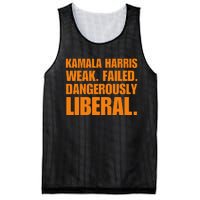 Kamala Harris Weak Failed Dangerously Liberal Mesh Reversible Basketball Jersey Tank