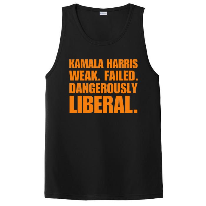 Kamala Harris Weak Failed Dangerously Liberal PosiCharge Competitor Tank