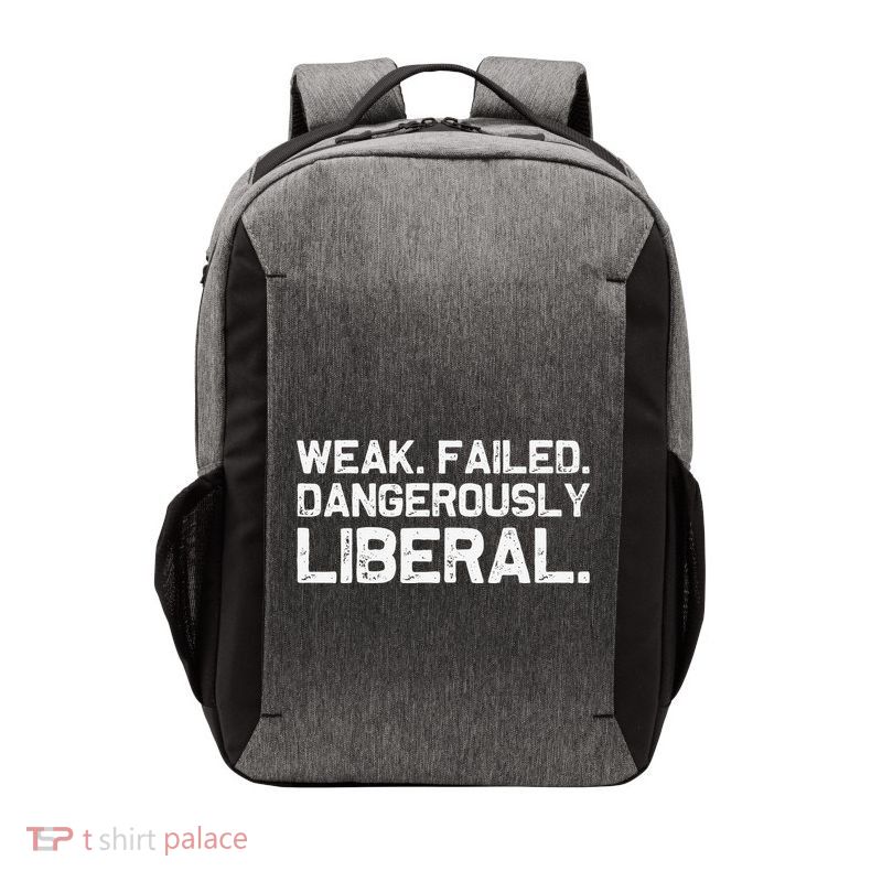 Kamala Harris Weak Failed Dangerously Liberal Vector Backpack
