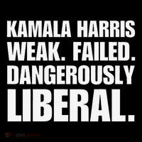 Kamala Harris Weak Failed Dangerously Liberal Poster
