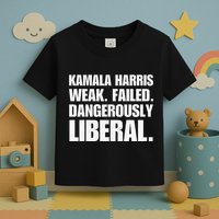 Kamala Harris Weak Failed Dangerously Liberal Toddler T-Shirt