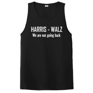 Kamala Harris Walz We Are Not Going Back PosiCharge Competitor Tank