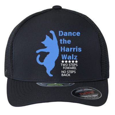 Kamala Harris Walz 2024 Waltz Dance 2 Steps Forward Not Back Flexfit Unipanel Trucker Cap