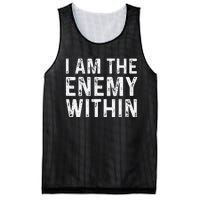 Kamala Harris Walz 2024 I Am The Enemy Within Mesh Reversible Basketball Jersey Tank