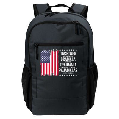 Kamala Harris Walz 2024 We Can End Dramala Traumala Daily Commute Backpack