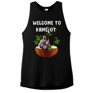 Kamala Harris Welcome To Kamelot Presidential Election 2024 Ladies PosiCharge Tri-Blend Wicking Tank