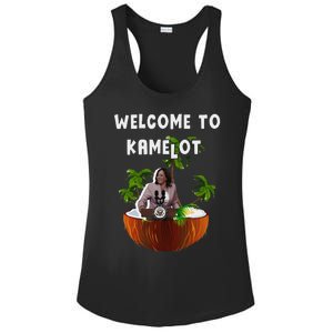 Kamala Harris Welcome To Kamelot Presidential Election 2024 Ladies PosiCharge Competitor Racerback Tank