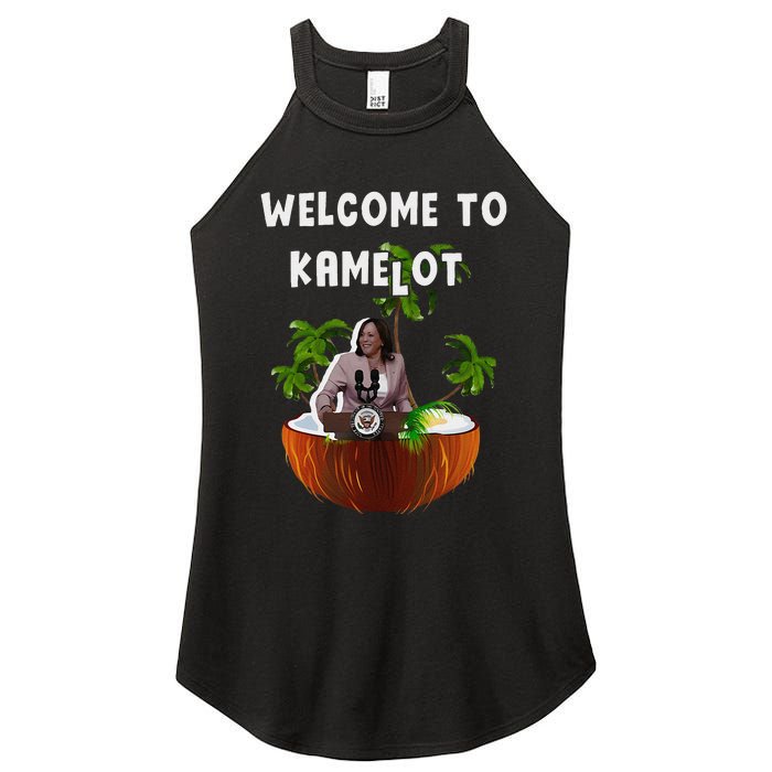 Kamala Harris Welcome To Kamelot Presidential Election 2024 Women's Perfect Tri Rocker Tank