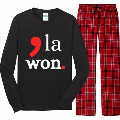 Kamala Harris Won 2024 Election Results Long Sleeve Pajama Set