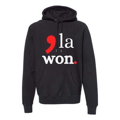 Kamala Harris Won 2024 Election Results Premium Hoodie