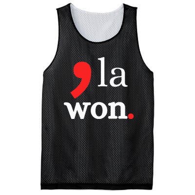 Kamala Harris Won 2024 Election Results Mesh Reversible Basketball Jersey Tank