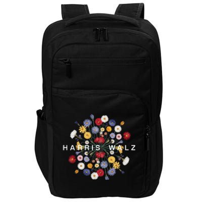 Kamala Harris Waltz Harris Walz Flower Mandala Central Bloom Impact Tech Backpack