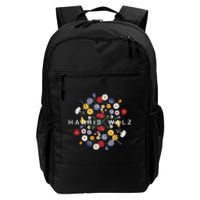 Kamala Harris Waltz Harris Walz Flower Mandala Central Bloom Daily Commute Backpack