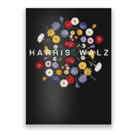 Kamala Harris Waltz Harris Walz Flower Mandala Central Bloom Poster