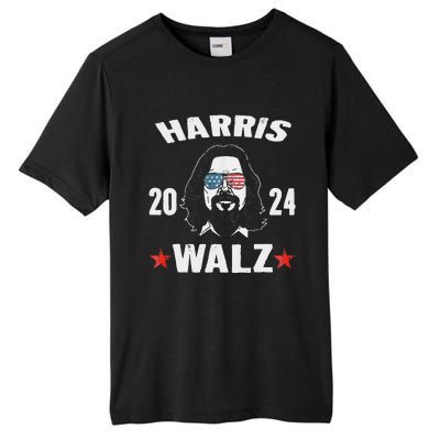 Kamala Harris Waltz 2024 Funny Man White Sunglasses Usa Tall Fusion ChromaSoft Performance T-Shirt