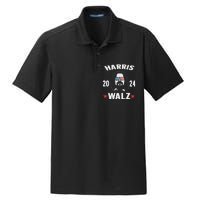 Kamala Harris Waltz 2024 Funny Man White Sunglasses Usa Dry Zone Grid Polo