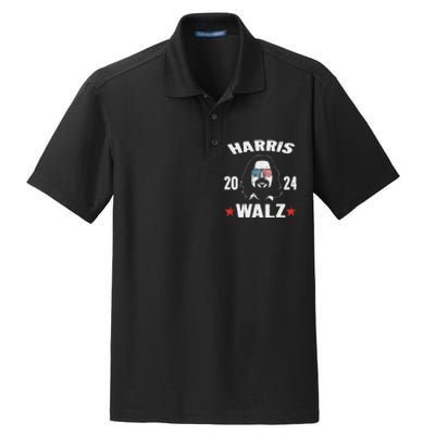 Kamala Harris Waltz 2024 Funny Man White Sunglasses Usa Dry Zone Grid Polo