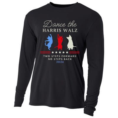 Kamala Harris Walz 2024 Waltz Dance 2 Steps Forward Not Back Cooling Performance Long Sleeve Crew