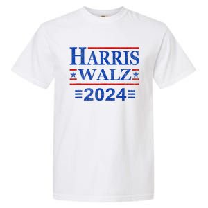 Kamala Harris Walz 2024 Harris Waltz Vp President 47th Flag Garment-Dyed Heavyweight T-Shirt