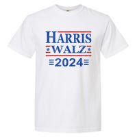 Kamala Harris Walz 2024 Harris Waltz Vp President 47th Flag Garment-Dyed Heavyweight T-Shirt