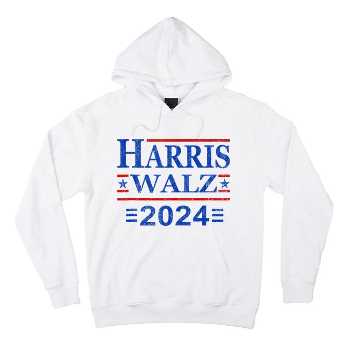 Kamala Harris Walz 2024 Harris Waltz Vp President 47th Flag Hoodie