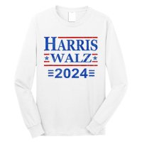 Kamala Harris Walz 2024 Harris Waltz Vp President 47th Flag Long Sleeve Shirt