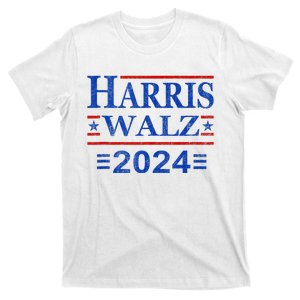 Kamala Harris Walz 2024 Harris Waltz Vp President 47th Flag T-Shirt