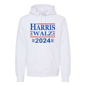 Kamala Harris Walz 2024 Harris Waltz Vp President 47th Flag Premium Hoodie