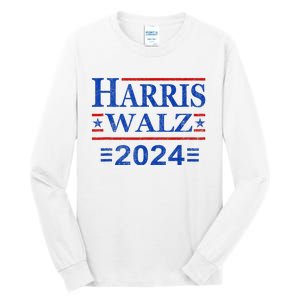 Kamala Harris Walz 2024 Harris Waltz Vp President 47th Flag Tall Long Sleeve T-Shirt