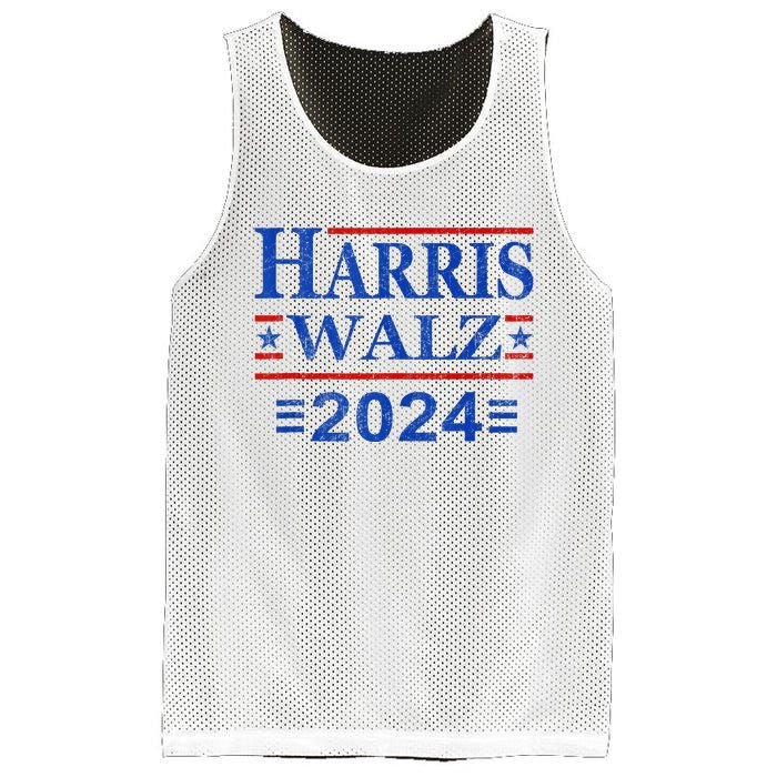 Kamala Harris Walz 2024 Harris Waltz Vp President 47th Flag Mesh Reversible Basketball Jersey Tank